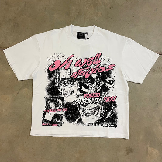 PINK OW STUDIOS TEE